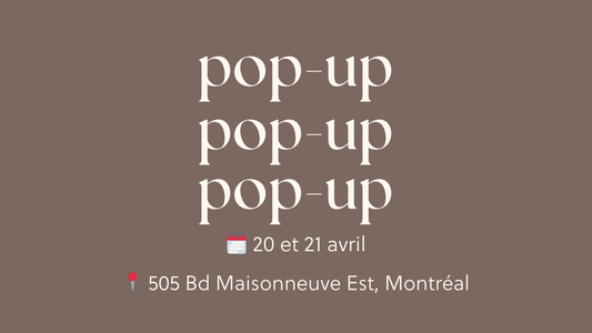 Le premier POP-UP ELOYĀ CRÉATIONS !